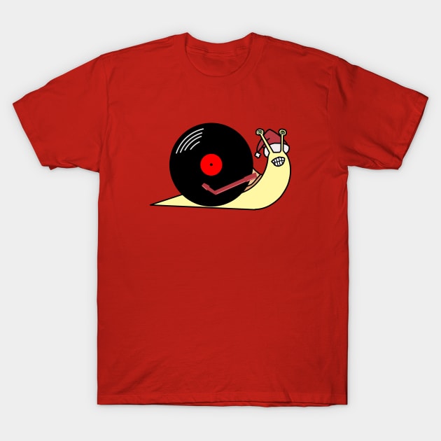 25-Hour Holiday Radio Show snail (no text) T-Shirt by jonsolomon